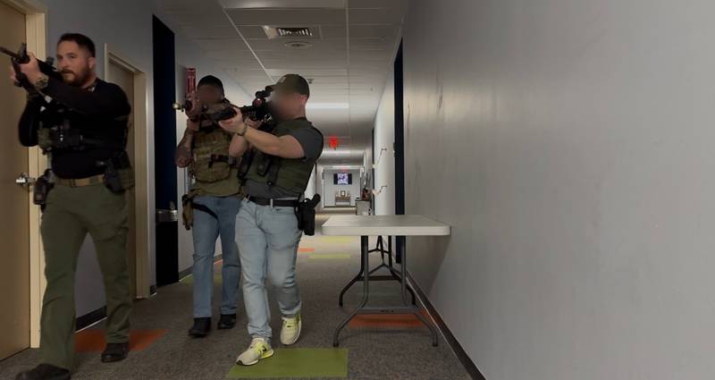 Protect Security team conducting a training drill